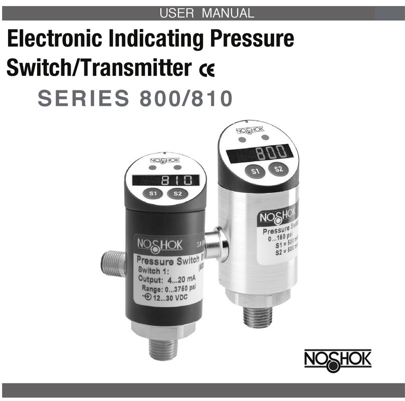 NOSHOK 810 series User manual
