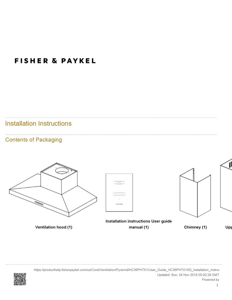 Fisher & Paykel HC24PHTX1 User manual