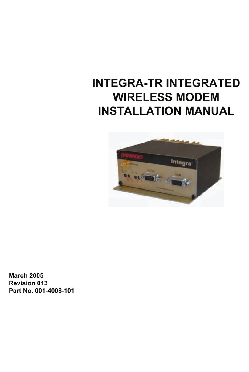 Dataradio Integra-TR installation manual Dataradio Integra-TR installation manual