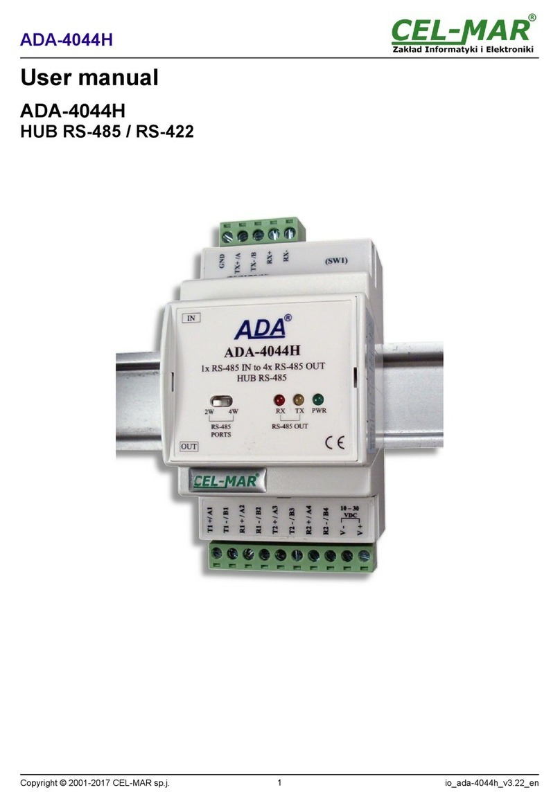 CEL-MAR ADA-4044H user manual