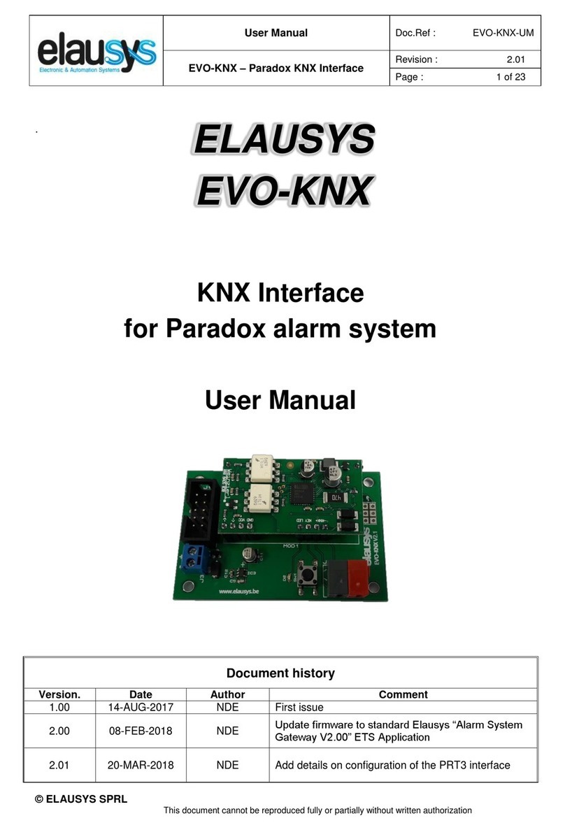 ELAUSYS EVO-KNX User manual