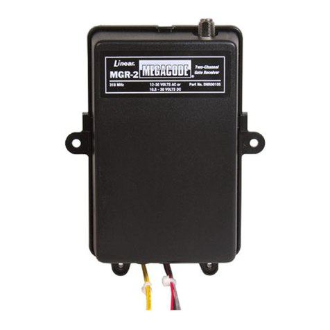 Linear MegaCode MGR-2 User manual