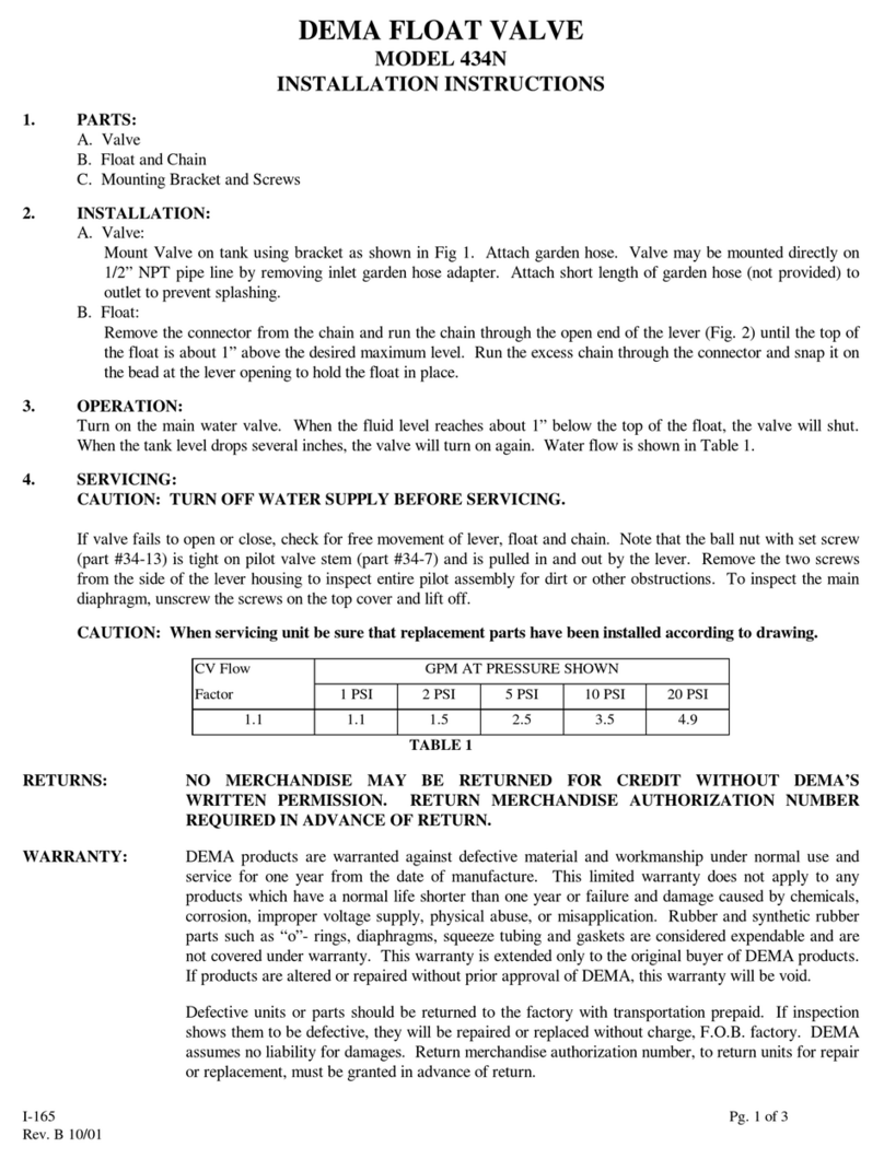 DEMA 434N installation instructions