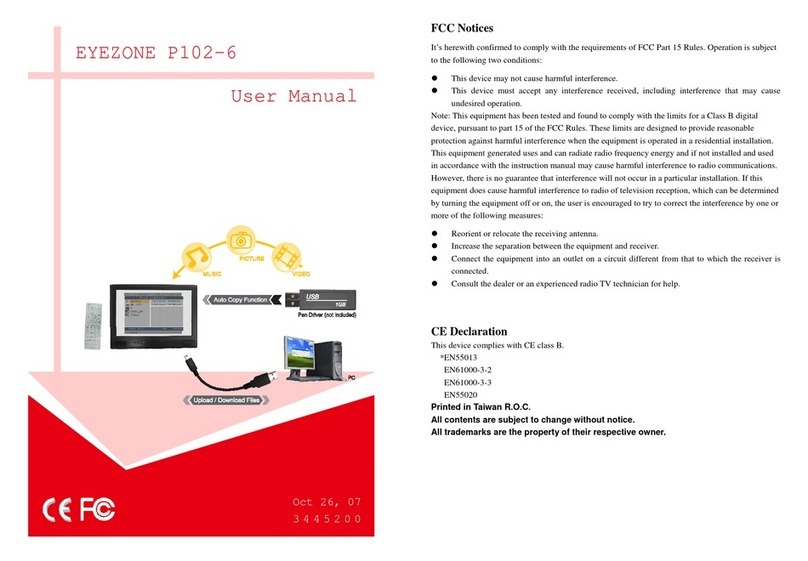 EYEZONE P102-6 user manual