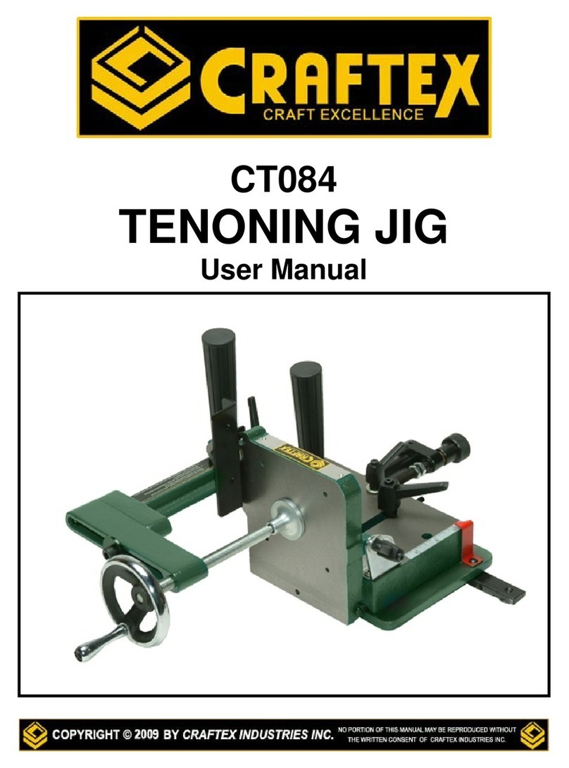 Craftex TENONING JIG User manual