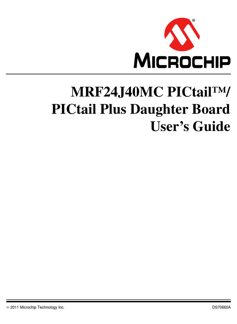 Microchip Technology PICtail MRF24J40MC User manual
