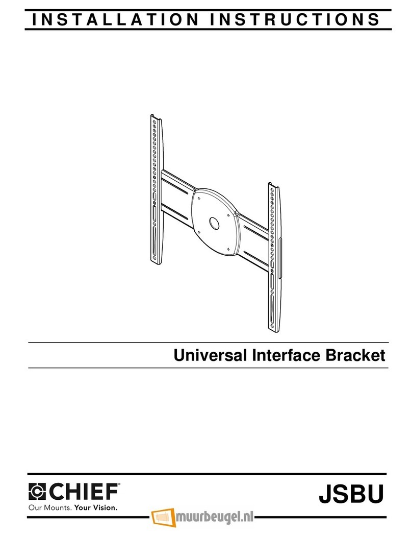 CHIEF PSBU installation instructions