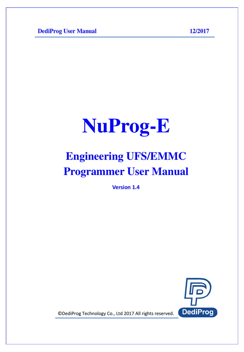 DediProg NuProg-E User manual