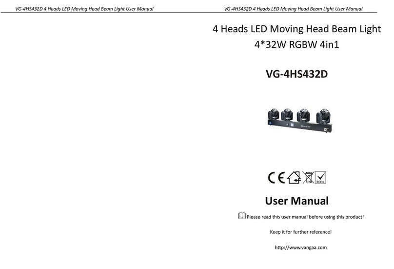 VanGaa Lighting VG-4HS432D user manual VanGaa Lighting VG-4HS432D user manual