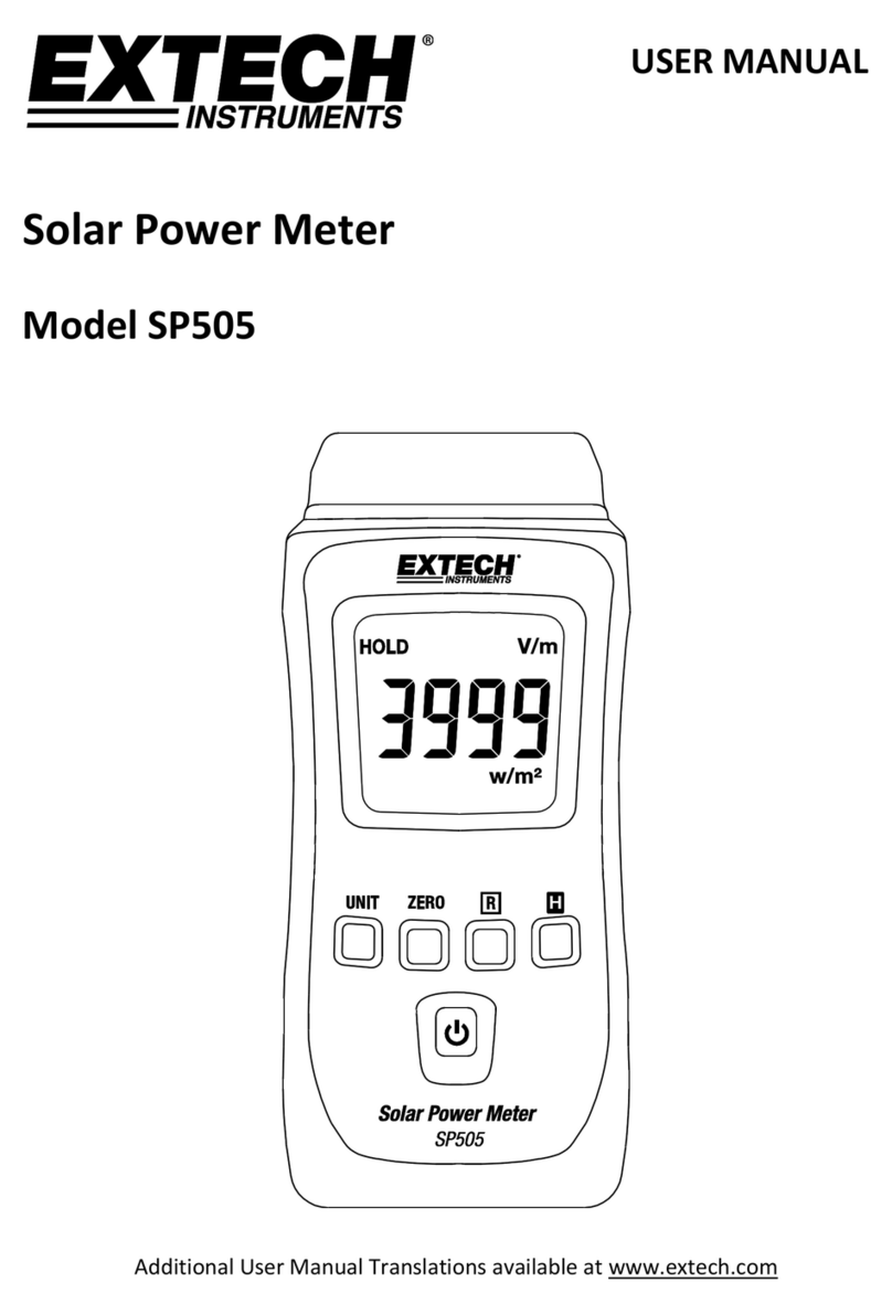 Extech Instruments SP505 User manual