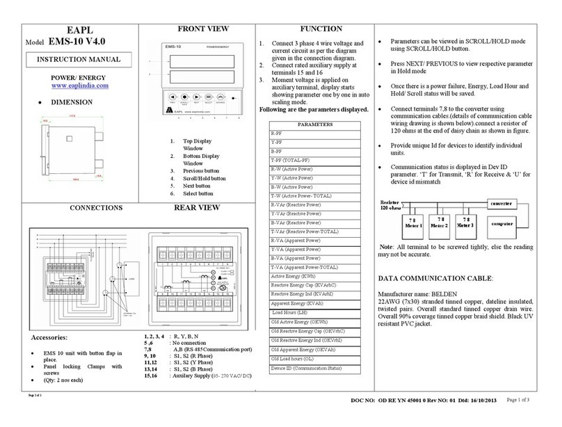 EAPL EMS-10 V4.0 User manual