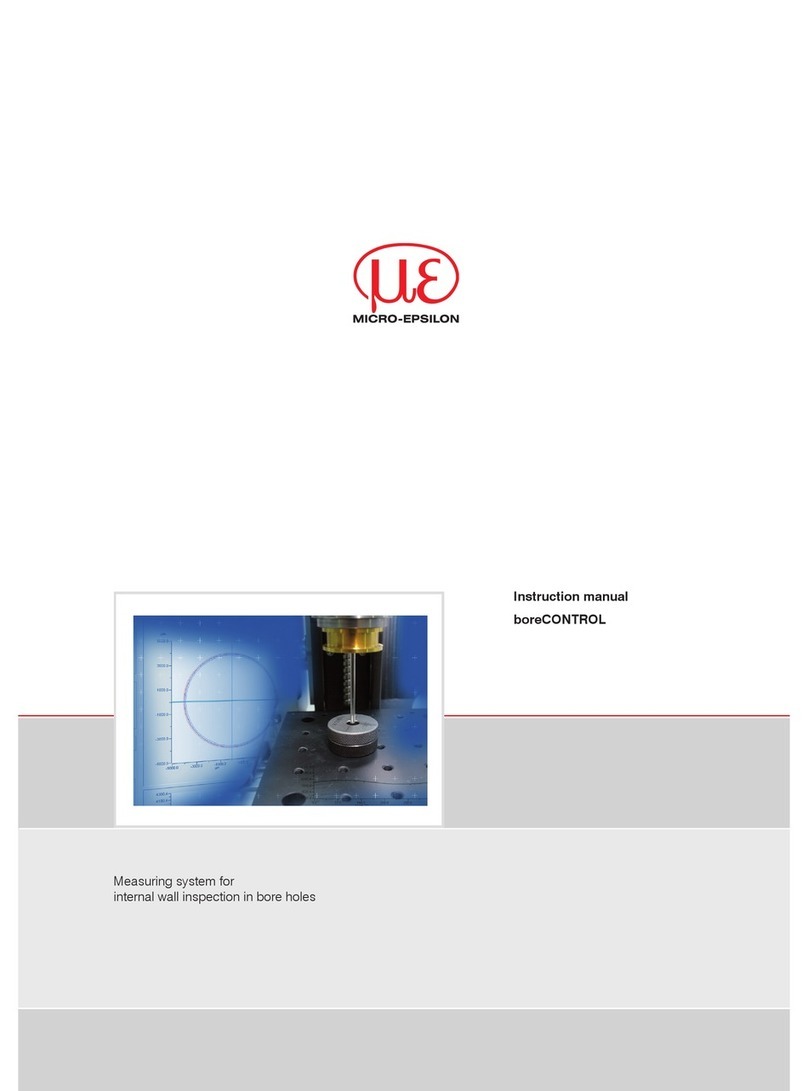 MICRO-EPSILON boreCONTROL instruction manual