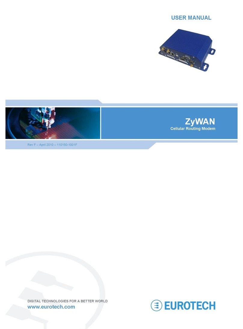 Eurotech ZyWAN user manual