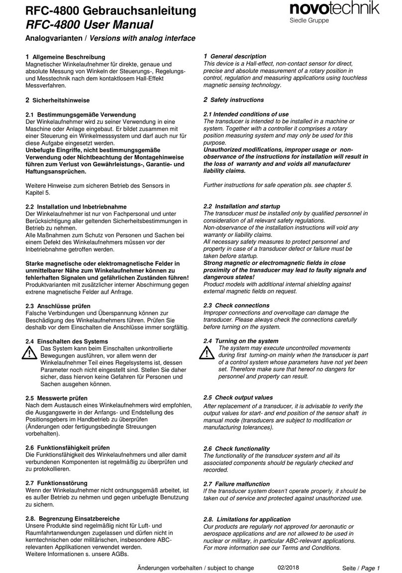 novotechnik RFC-4800 user manual
