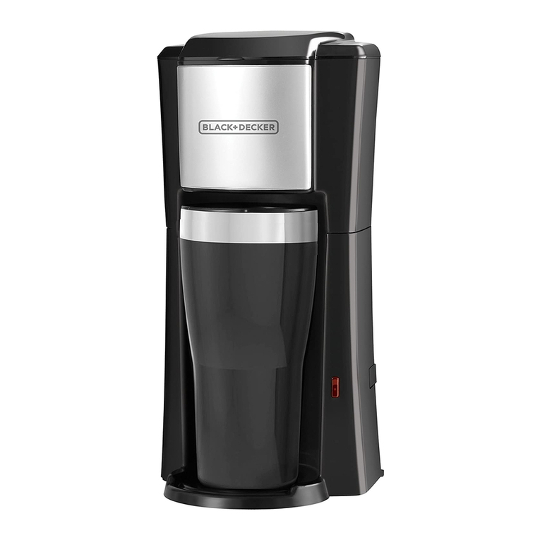 Black & Decker Single-Serve Coffeemaker Installation instructions