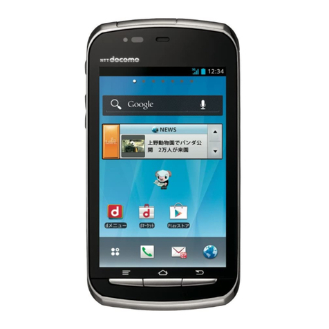 NTT docomo Arrows Me F-11D User manual