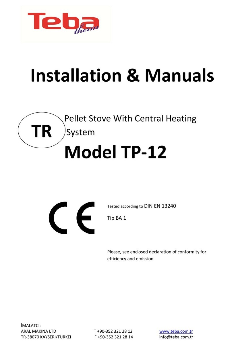 Teba therm TP-12 Installation & manuals Teba therm TP-12 Installation & manuals
