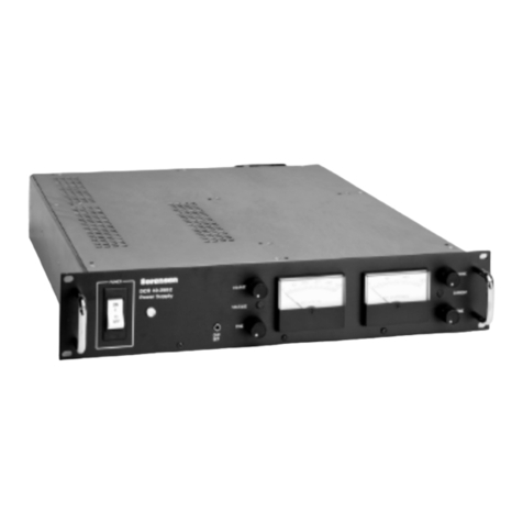 Sorensen DCR10-40B2 User manual