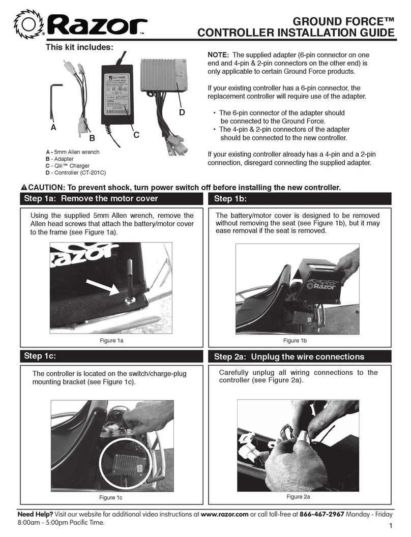 Razor Ground Force User manual Razor Ground Force User manual