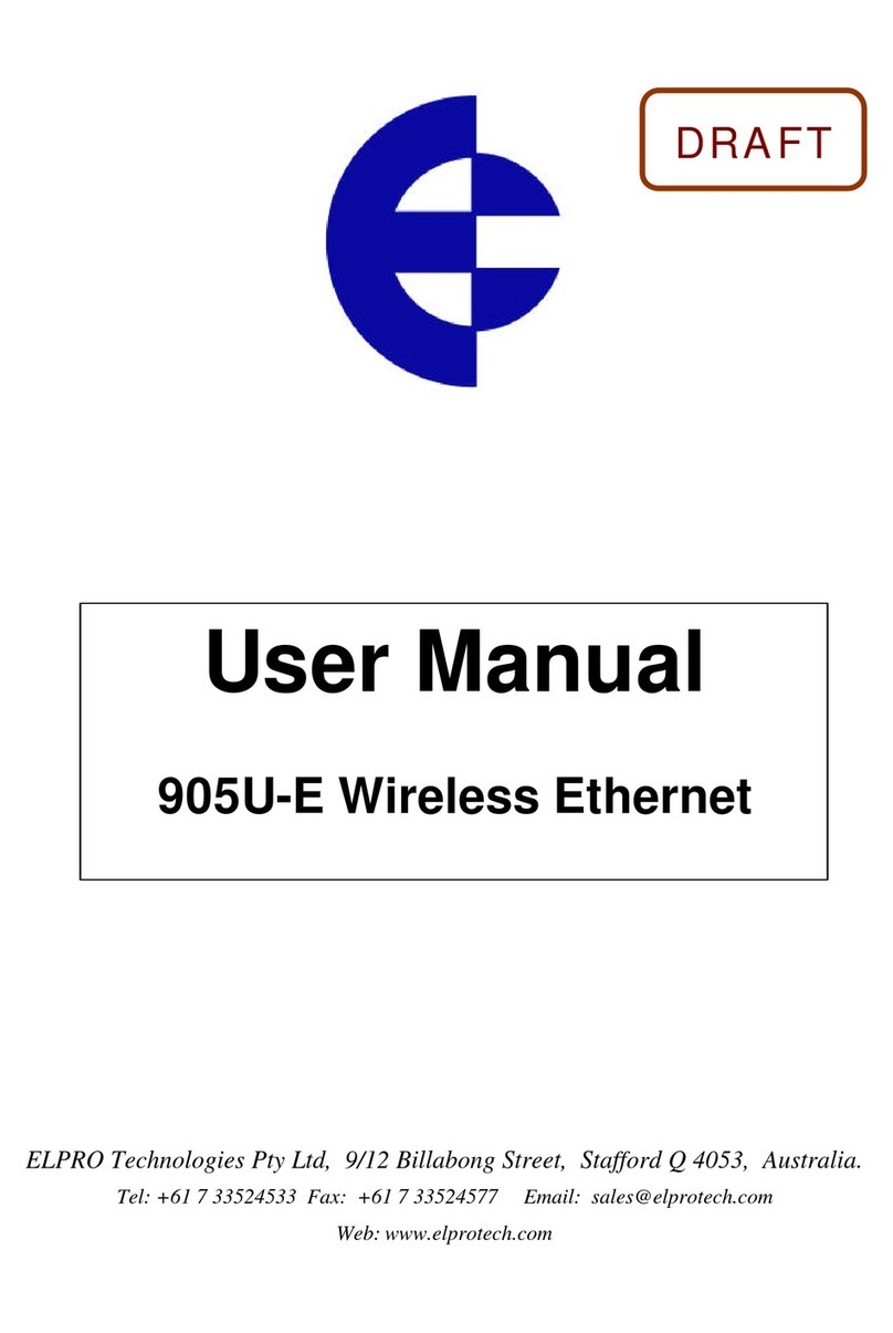ELPRO 905U-E user manual