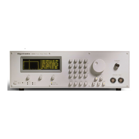 Giga-tronics 8502A Operation & maintenance guide