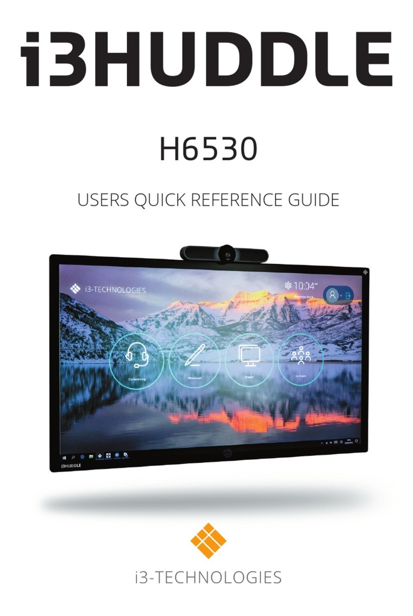 i3-TECHNOLOGIES i3HUDDLE H6530 User manual