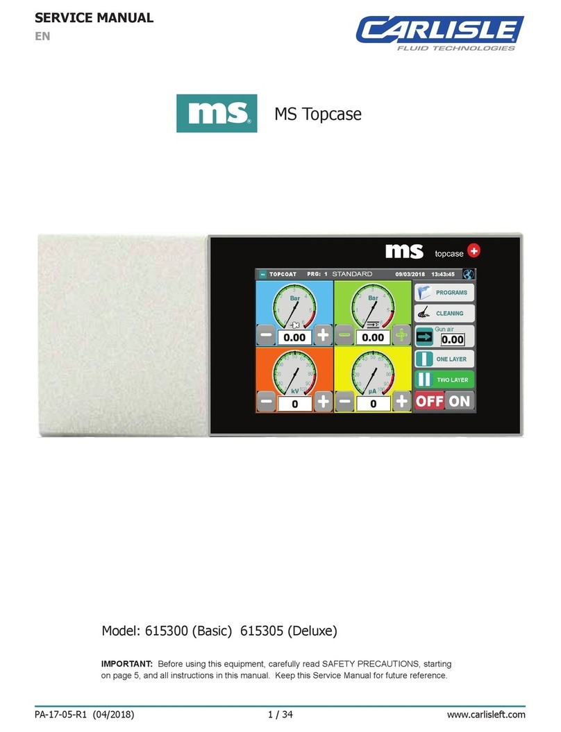 Carlisle MS Topcase 615300 User manual