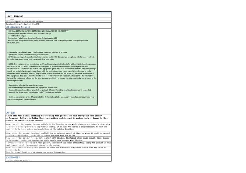 Esorun sili pad user manual