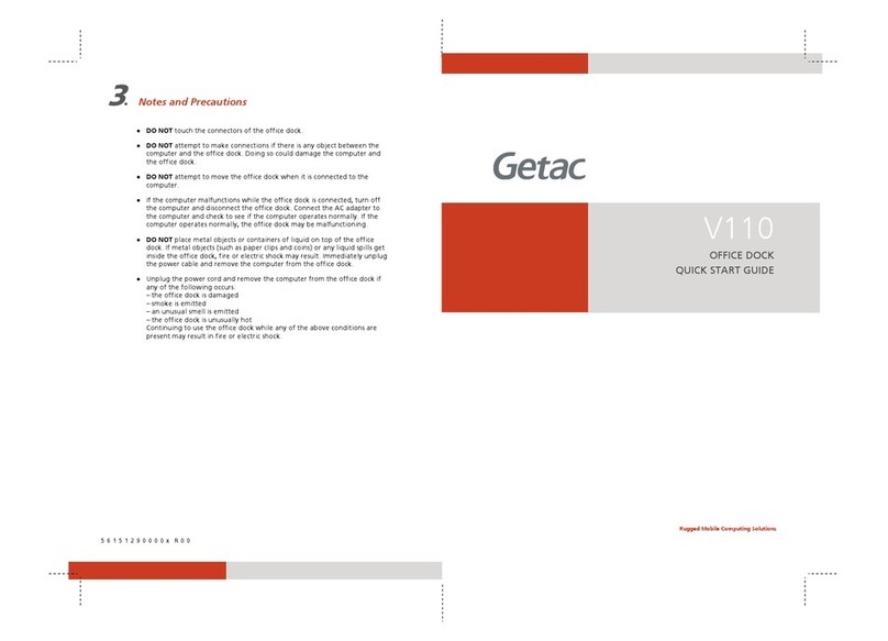 Getac V110 User manual
