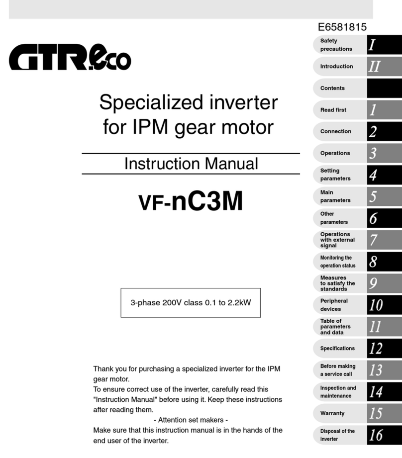 Nissei VF-nC3M instruction manual