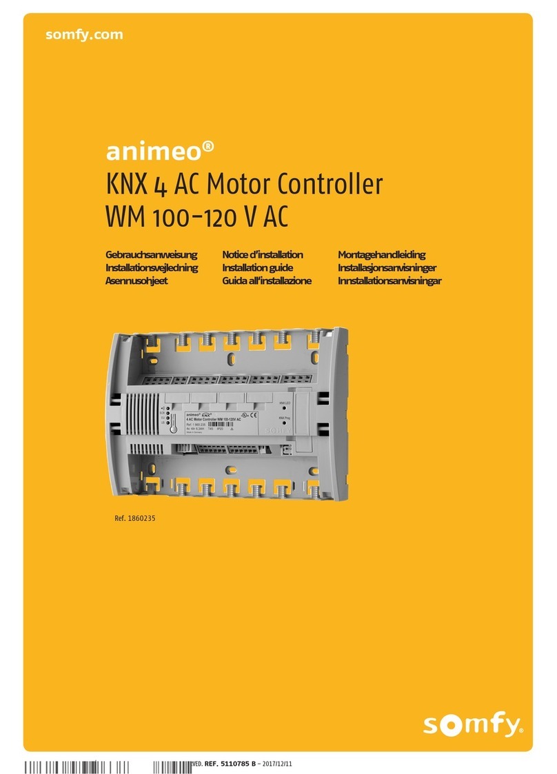 SOMFY animeo KNX 4 installation guide