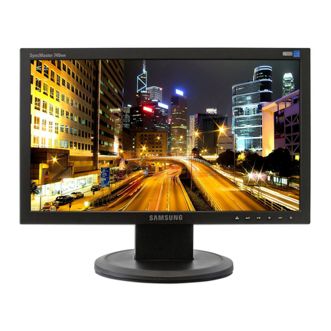 Samsung SyncMaster 740NW User manual