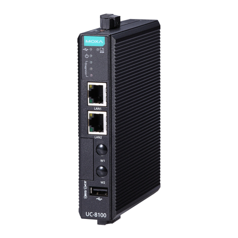 Moxa Technologies UC-8100-LX Mounting instructions