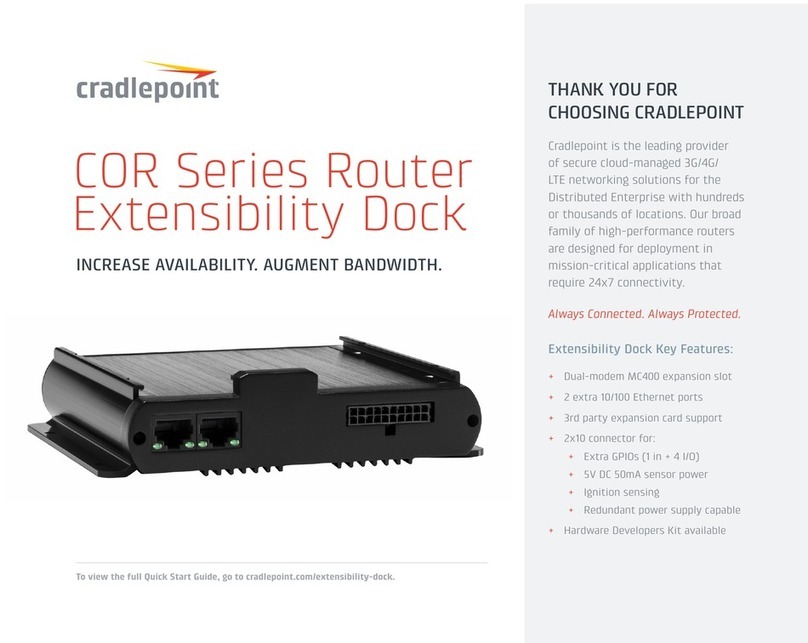 Cradlepoint COR Series installation instructions