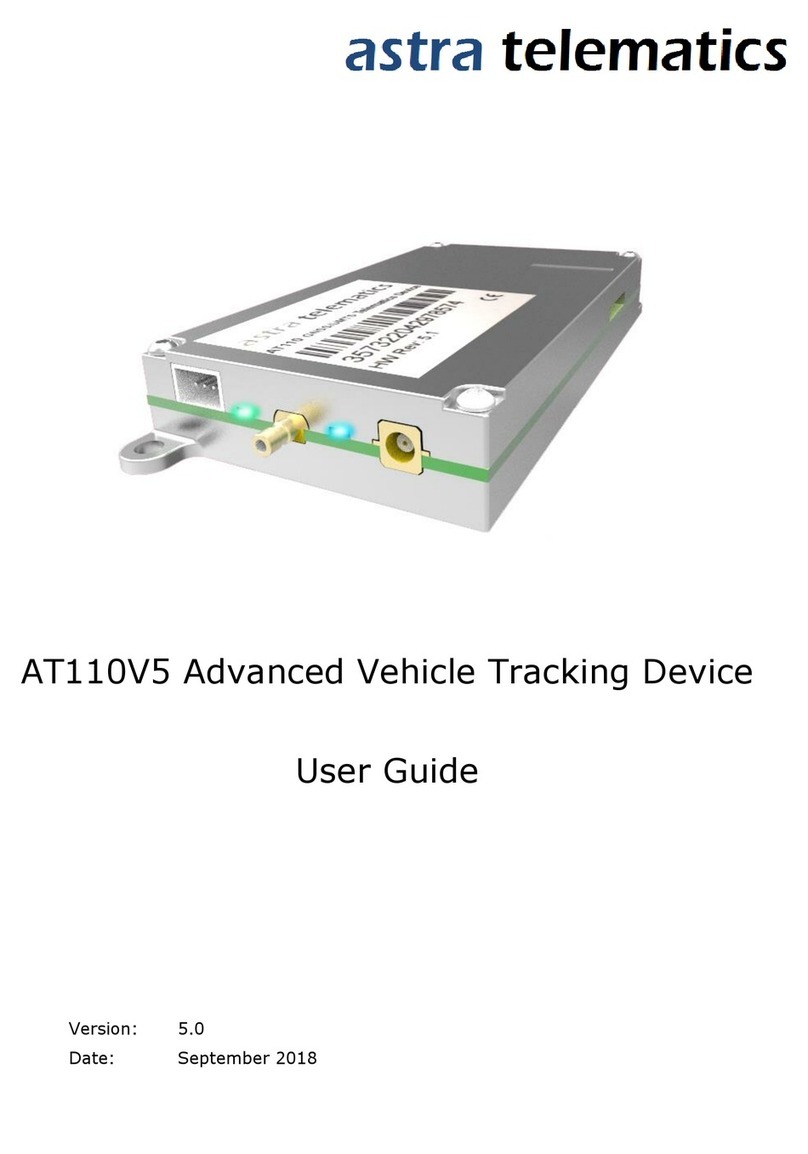 astra telematics AT110V5 user guide