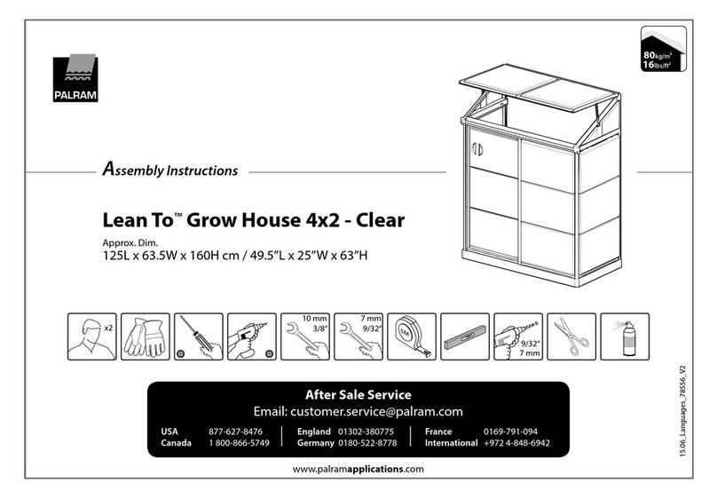 Palram Lean To User manual