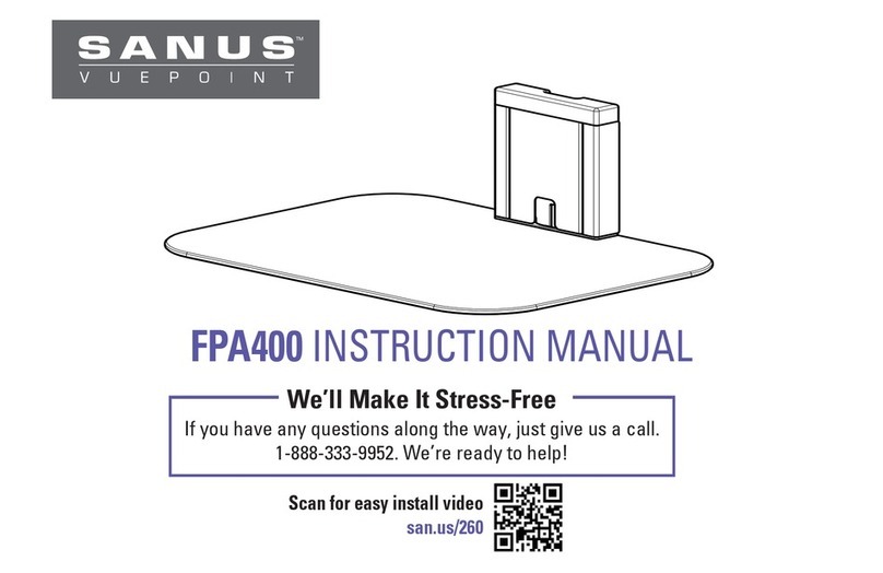Sanus FPA400 User manual