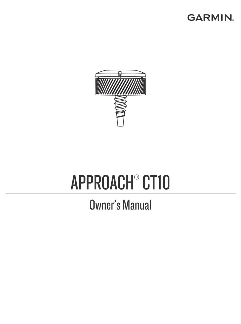 Garmin APPROACH CT10 owner's manual