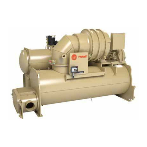 Trane CVHH Installation and operating instructions