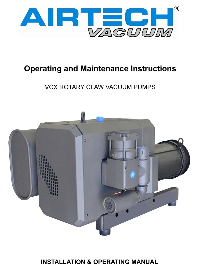 AirTech VCX 60 Operating and maintenance instructions AirTech VCX 60 Operating and maintenance instructions