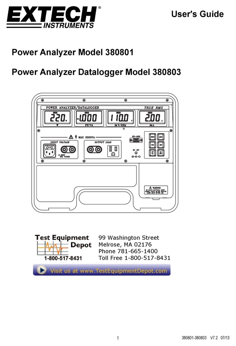 Extech Instruments 380803 user guide