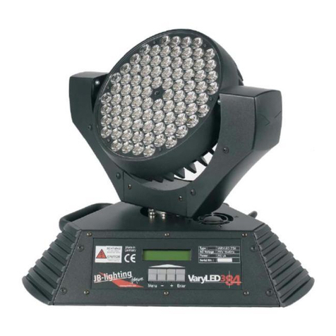 JB-Lighting VaryLED 384 User manual