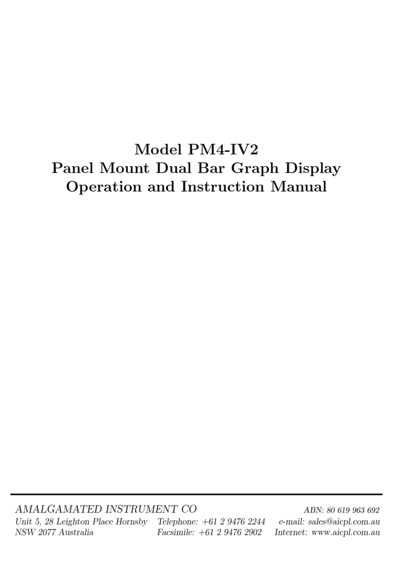 AMALGAMATED INSTRUMENT PM4-IV2 Guide AMALGAMATED INSTRUMENT PM4-IV2 Guide