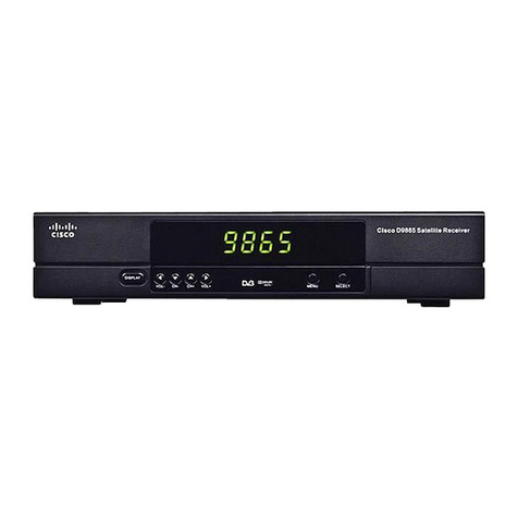Cisco D9865 Operator's manual