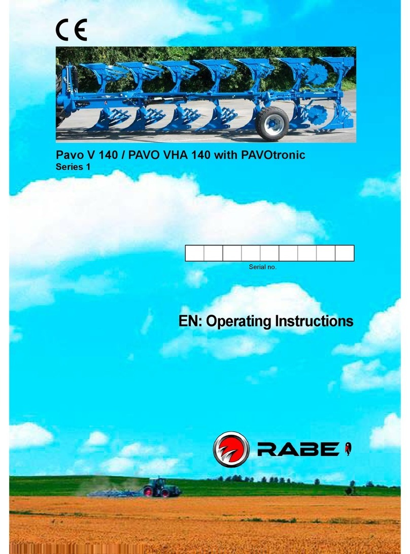 Rabe Pavo V 140 operating instructions