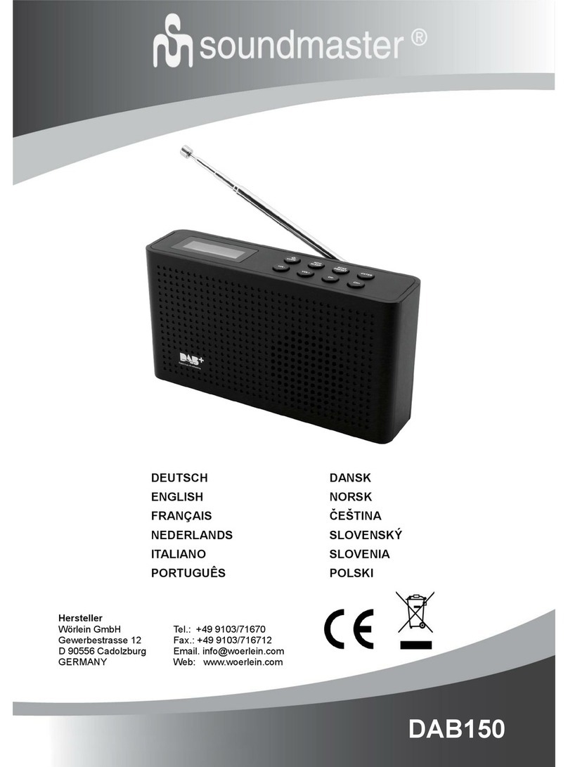 SOUNDMASTER DAB150 instruction manual