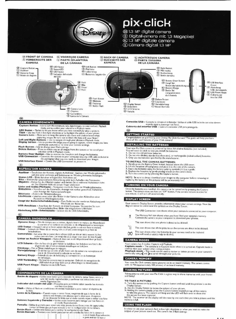 Digital Blue Disney Pix Micro User manual Digital Blue Disney Pix Micro User manual