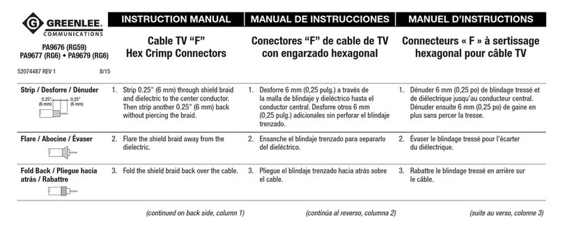 Greenlee PA9676 instruction manual