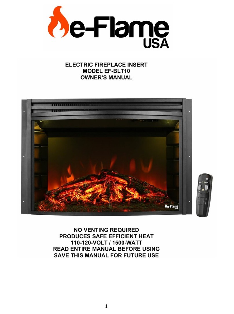 e-Flame USA EF-BLT10 User manual e-Flame USA EF-BLT10 User manual