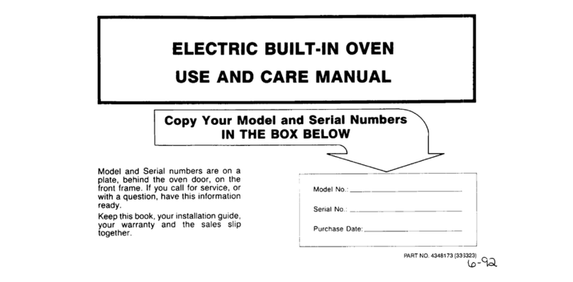 Roper B5007X0 use and care manual